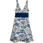 Patagonia  Margot Dress Mini Sleeveless Floral Pattern Mejdool Deep Space Blue XS Photo 1