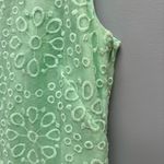 Oleg Cassini Sleeveless Embroidered Shift Cocktail Dress in Green 10 Photo 3