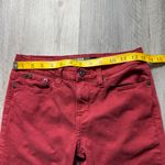 Big star Alex Skinny Jeans Maroon Red 27” Waist Photo 6