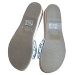 Ganni  Canvas Wooden Clog Slides Sandals - White, Multi, Size 9 Photo 6