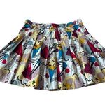 Vintage 90s Prince Abstract Pleated Tennis Skirt Size 14 Multiple Photo 0
