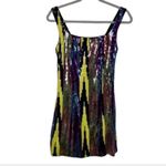 AQUA Sequin Multi-colored Body-con Dress (Size XS) Photo 4