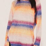 EXPRESS  Ombre Space Dye Oversized Tunic Sweater – Cozy Indie Knit (Size S) Photo 0