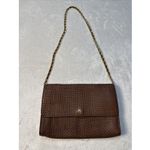 Etienne Aigner Vintage  Woven Brown Crossbody Shoulder Handbag Photo 1