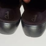 Clarks  black mules size 7½ Photo 2