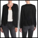 💕MOTHER💕 Welt Faux Suede Double Fringe Jacket Photo 5