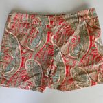 Willi Smith Women Paisley Print Short Size 4 Photo 0