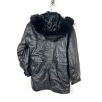 Cabela's leather hooded jacket Photo 8