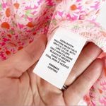 Abound  Floral V-neck Halter Neck Skater Mini Dress Size 1X NEW Pink/White Photo 9