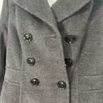 st. john's bay St. John’s Bay Dark Gray Pea Coat Size Medium EUC Photo 4