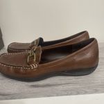 Victoria Spenser Pat 9‎ Women's leather loafers With Brass Accent Brown Photo 4