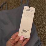 Alo Yoga  Thrill Seeker Bodysuit Steel Blue NWT Size medium Photo 3