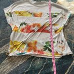 ZARA  Collection Floral Graphic Tee Women’s Small Gray Short Sleeve Top Portugal Photo 9