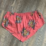 Sadie & Sage floral cropped top. It is a coral Photo 0