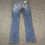 True Religion Women's Jeans 27x31 Blue Denim Cotton Stretch Straight Leg Zip Fly Photo 2