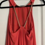 Bebe Pink Coral Chain Back Mini Dress Photo 3