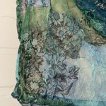 Mistress Rocks tube top NEW Teal and Green Lace large lined Photo 3