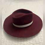 Twister Womens Burgundy Felt Hat Red Photo 2