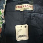 Free People New Chloe Jacket Blue Navy Dusk Combo Floral L Photo 4