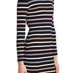  Striped Knit Ribbed Bodycon Long Sleeve Dress Size 0-2 (Milly Size P) Photo 2