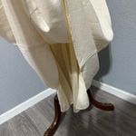 ZARA Bloggers Fav Ecru Linen Blend Bohemian Open Back Cut Out Midi Dress Sz L Photo 15