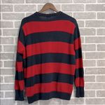 Brandy Melville John Galt  Womens Sweater Red Blue Striped Cotton Knit One Size Photo 1