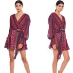 La Maison Talulah Sugar And Spice Long Sleeve Mini Dress size Small Pink Photo 1