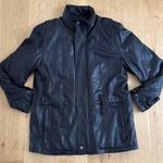 Andrew Marc New York Leather Jacket Size Estimated L Black Photo 0
