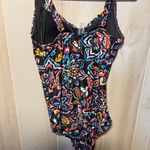Aqua Eve Women's Floral One Piece Swimsuit Photo 2
