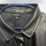 Wildfox  Black Faux Leather Jacket Sleek Contemporary Design NWT Size XL Photo 4