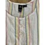 Volcom  Women's Ruffled Tropical Stripe Island Cami‎ Tank Size XS NEW Photo 6