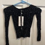 ZARA Rhinestone Top Photo 1