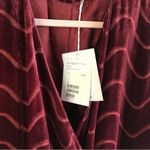& Other Stories & Other Stories Vevet Devore Wrap Dress Burgundy 34 4 Maroon Red NWT Photo 4