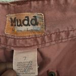 Y2K 2000s Mudd Micro Mini Baddie Hot Girl Low Rise Khaki Pinkish Brown Booty Shorts #fairy #grunge #gorpcore Size 7/8/M Photo 2