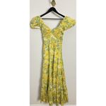 Free People  Sundrenched Floral Tiered Maxi Sundress in Butter Combo Size Medium Photo 3