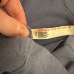 Anthropologie ‎ Daily Practice Blue Athletic Casual Long Sleeve Midi Dress Small Photo 5