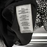 Karl Lagerfeld Paris Women Ruffle V Neck Dot Print Blouse Black White Chiccore L Photo 2