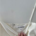 Reformation  NWT White Cotton Sleeveless Dress 10 Photo 6