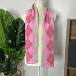 J.crew factory argyle wool angora blend scarf #66506 Pink Photo 2