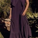 Free People  Lynne Midi Dress in Elderberry Size Small NWT Western Bohemian Fall Photo 4