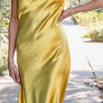 REVOLVE x RESA Berri Slip Dress In‎ Gold XS Photo 0