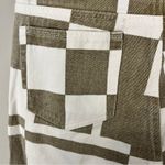 Beige Botany Wide Leg High Waisted Color block Jeans Size Small Retro Brown Photo 5