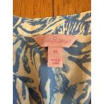 Lilly Pulitzer Gramercy Top On a Roll Engineered Lobster Blue Size XS Photo 2