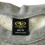 Athletic Works  Gray‎ Crewneck Sweater with Colorful Text Photo 2
