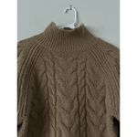 Banana Republic Brown Cavo Flare Sleeve Wool Blend Cable Knit Sweater Size XS Photo 10