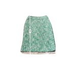 J.Crew No. 2 Pencil Skirt Women's 00 Green Textured Lined Work Office Classic Photo 6