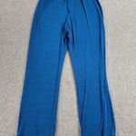 Travelers by Chicos Pants Womens 0 Sm Blue Elastic Waist Pull On Slinky Lounge Photo 1
