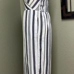 American Eagle  Outfitters blue & white striped pant jumpsuit Photo 4