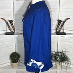 Quacker Factory Reversible Jacket Beaded Royal Blue 3X Photo 3