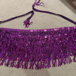 Purple sequin skirt #sequinskirt Size One Size Photo 0